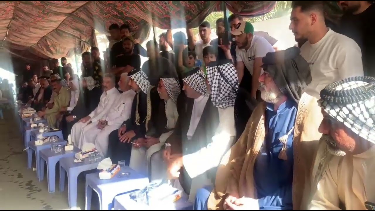 الفصل العشائري لأبناء قبيلة العزة البو محمد و البوعواد في العاصمة بغداد برئاسة شيخ محمد علي البرهان