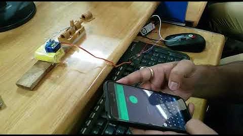 Automatic door lock using Node-MCU & Blynk App