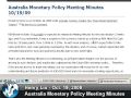 Forex news trading RBA Meeting Minutes 10/19 Live Trade