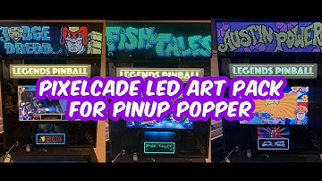 Pixelcade Art Pack for PinUp Popper