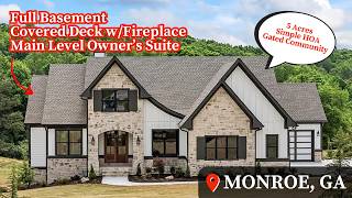 Living In Monroe, GA | Beautiful Custom Home | Gated Community | Home Tour | Atlanta New Homes
