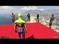 Spider-Man POWER PUNCH 💥 &amp; EPIC Water Slide Ragdoll Challenge in GTA 5! 😱🌊