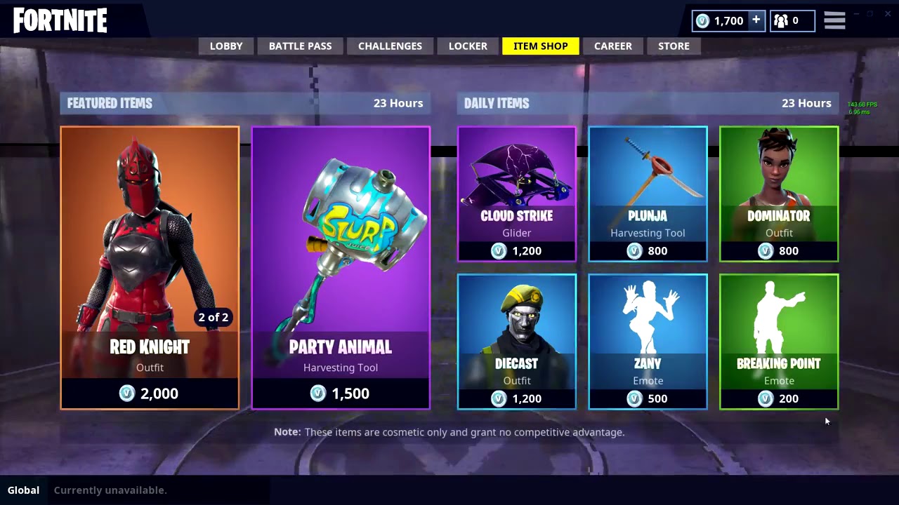 RED KNIGHT IS BACK! Fortnite Item Shop August 9th 2018! Season 5 Daily Item Shop!