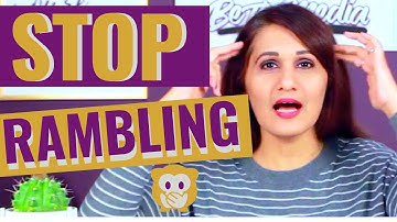 STOP RAMBLING ON CAMERA! How to get to the point and speak clearly and confidently