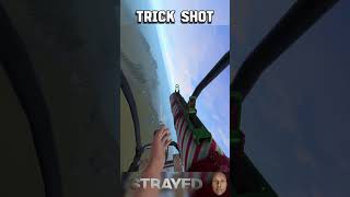 INSANE Upside Down Helicopter Rocket Trick Shot! 🤯 | Strayed VR #shorts