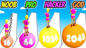 Wrecking Ball 2048 - NOOB vs PRO vs HACKER vs GOD