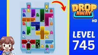 Drop Away Level 745 Solution Walkthrough