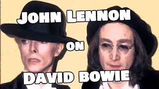 John Lennon On David Bowie