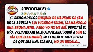En Navidad, la abuela nos dio a todos cheques de $5M. Se rieron: "Es falso". Entonces yo...