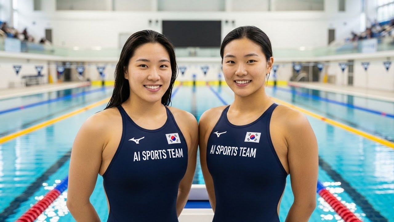 Две прекрасные пловчихи из Южной Кореи поразили мир 🇰🇷