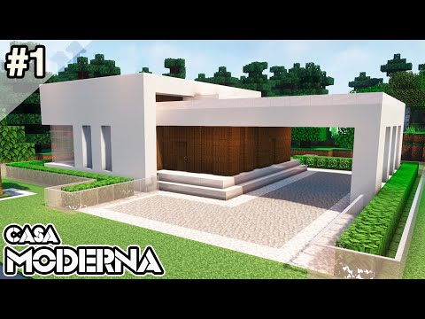 Minecraft Tutorial: Casa Moderna (7) parte 1─影片 Dailymotion