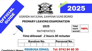 PLE 2025 MTC OFFICIAL MARKING GUIDE