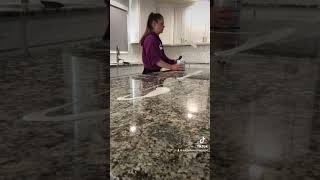 Painting my granite countertops part 1