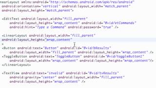 Android Application Development Tutorial   23   XML ToggleButton, WeightSum, and Layout Weight