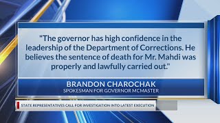 State representatives call for investigation into latest firing squad execution