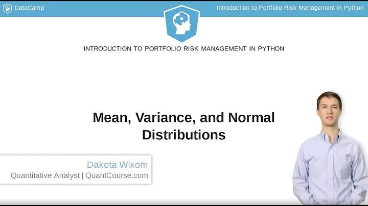 Python Tutorial : Mean, Variance, and Normal Distributions