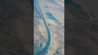 The Suez Canal extreme closeup