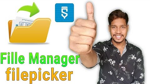 File manager to file picker project in sketchware hindi videos/Aauraparti