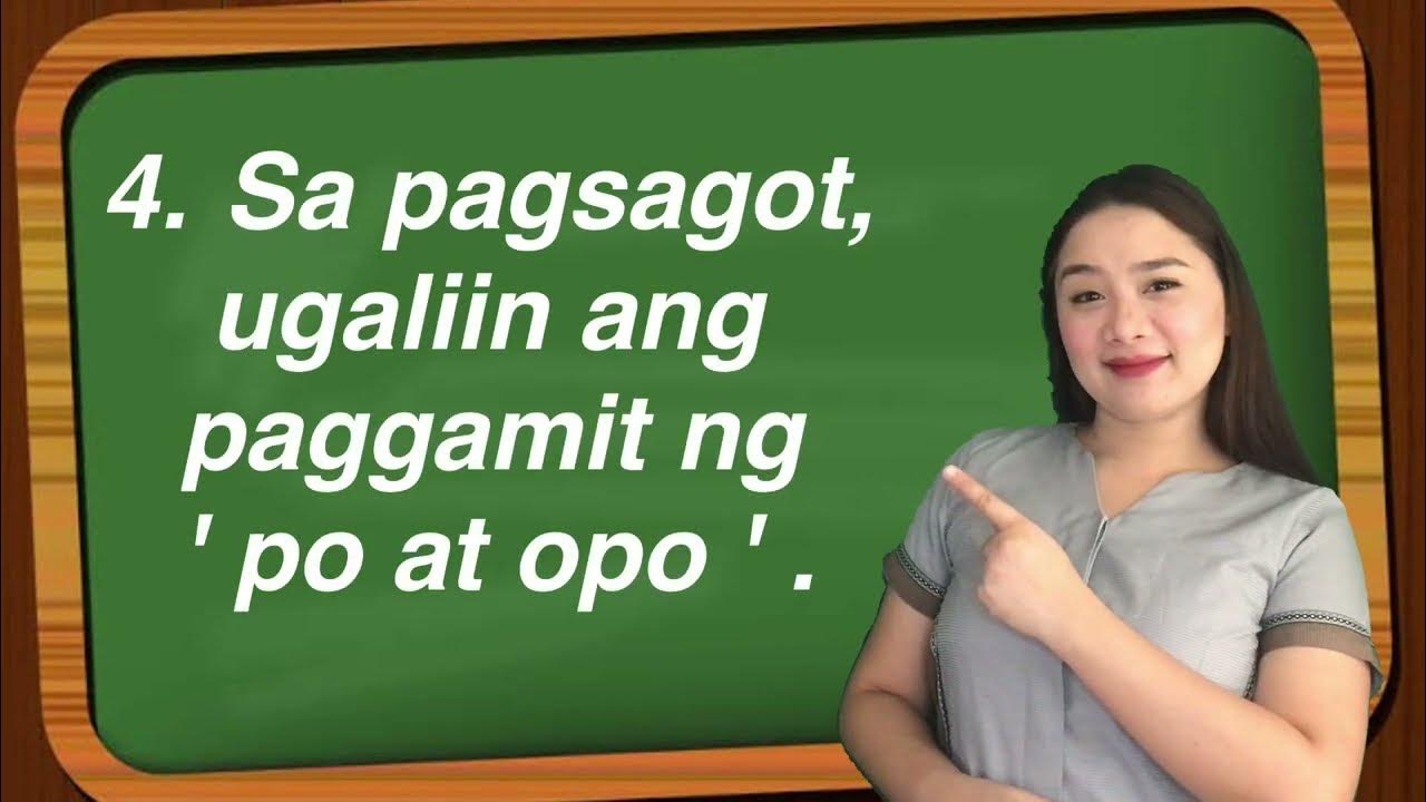 Classroom rules filipino 7 youtube
