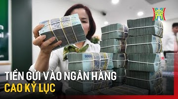 Lượng tiền gửi vào ngân hàng cao kỷ lục | Tin tức