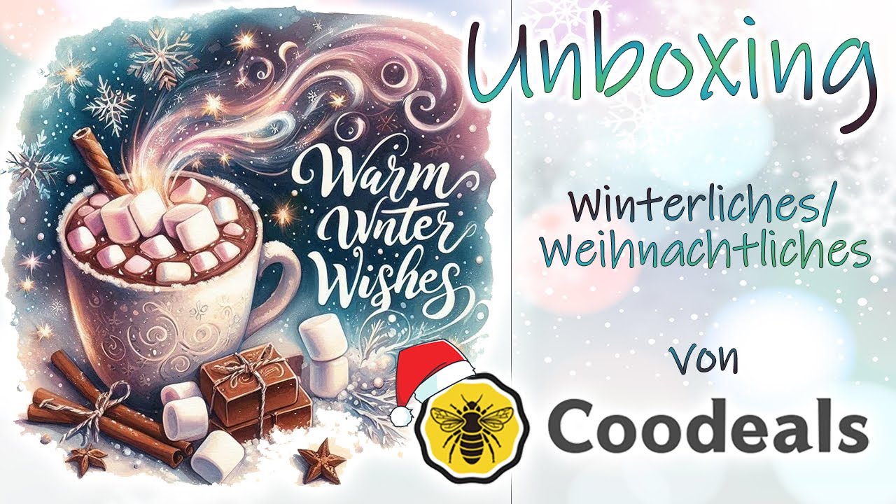 COODEALS Diamond Painting Unboxing | Weihnachtlich 🎄 & Winterlich ❄️ - mit Rabattcode!