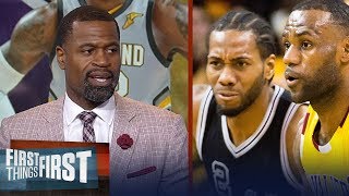 Stephen Jackson on why LeBron's Hollywood ending is with Spurs not Lakers | NBA | FIRST THINGS FIRST