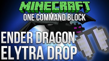 Minecraft 1.9: How To Make The Ender Dragon Drop Elytra Tutorial (Works With Realms)