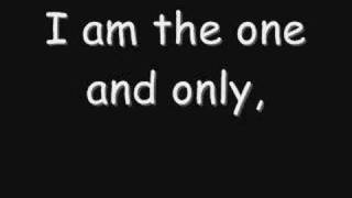 I am the one and only lyrics chords