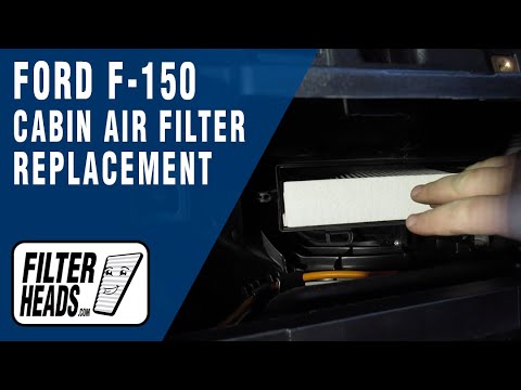 How to Replace Cabin Air Filter 2019 Ford F-150 - YouTube