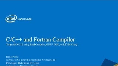 CSCS Intel KNL: Compiler (GCC ICC, AVX 512), Papst