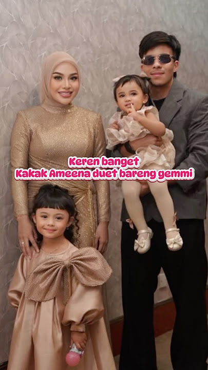 Momen Ameena duet bersama mimi kd #aurelhermansyah #attahalilintar