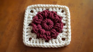 Easy Crochet Pillow Cover Design 🌸 | Beautiful Granny Square Flower Pattern
