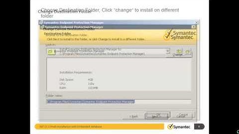 Symantec Endpoint Protection Manager 12 1 Fresh Install   Embedded Database