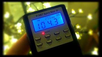How to use a PSB7 SPIRIT BOX RADIO & Hush mode. Simple and easy tutorial!