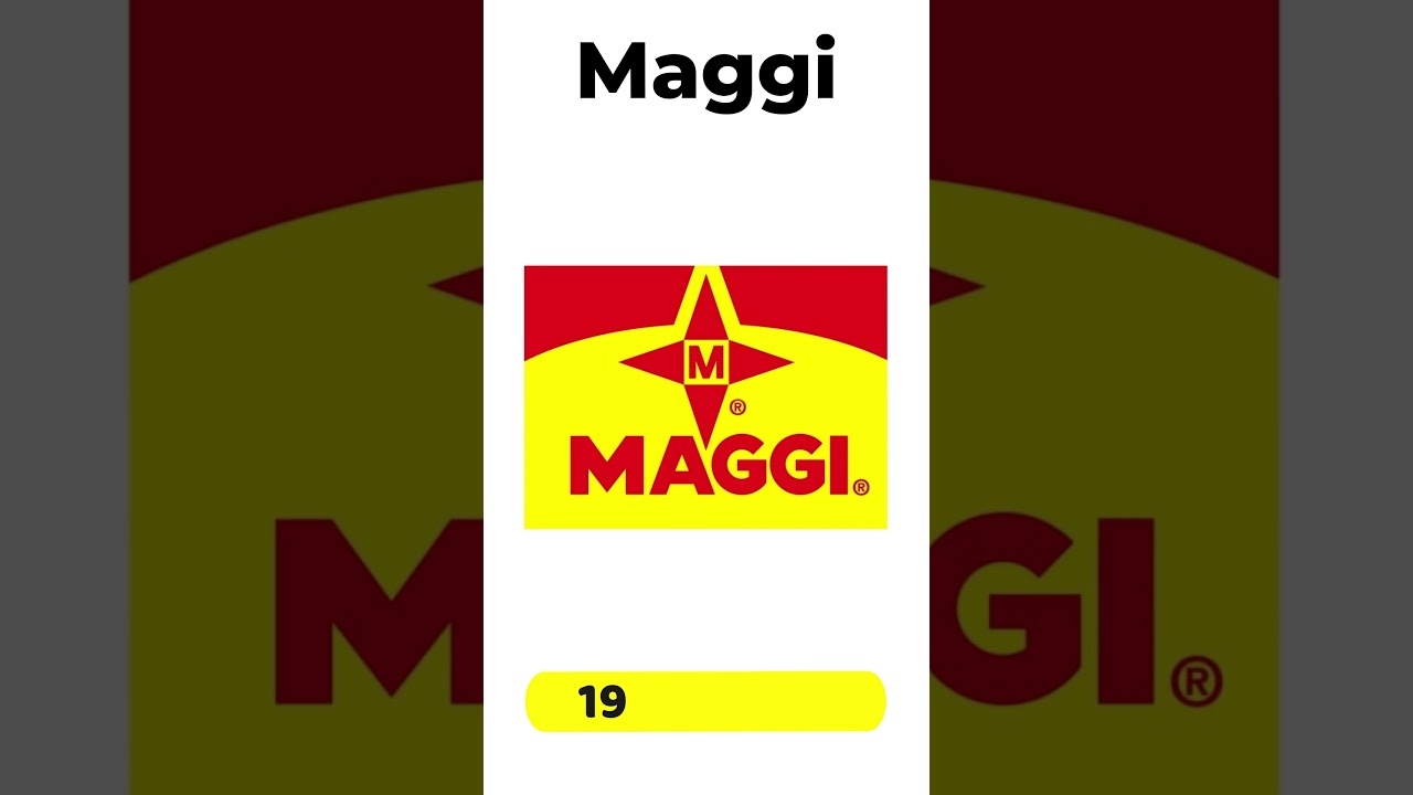 Maggi logo history #FoodLovers #QuickMeals #CookingMadeEasy