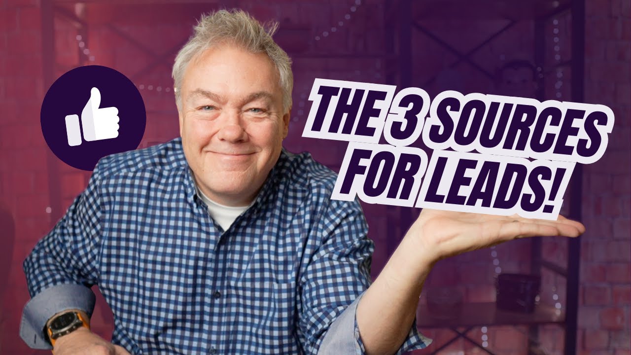 Understanding the 3 KEY SOURCES where you can mine LEADS for your real estate business!