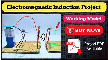 Electromagnetic induction Model | physics working model for class 12 | wireless power transmission