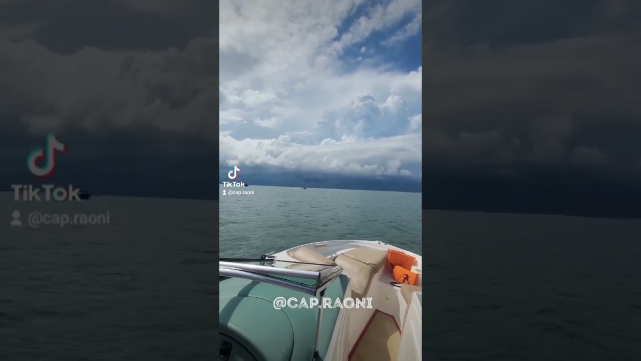 FUGINDO DO MAU TEMPO #lanchas #jetski #meteorología