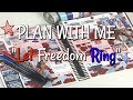 PLAN WITH ME : LET FREEDOM RING ft Paper and Gumption | ERIN CONDREN | Plan With Me Design Group