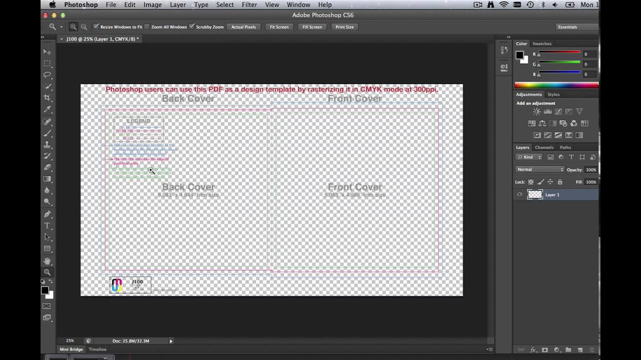 How To Use Cd Templates In Adobe Photoshop Youtube