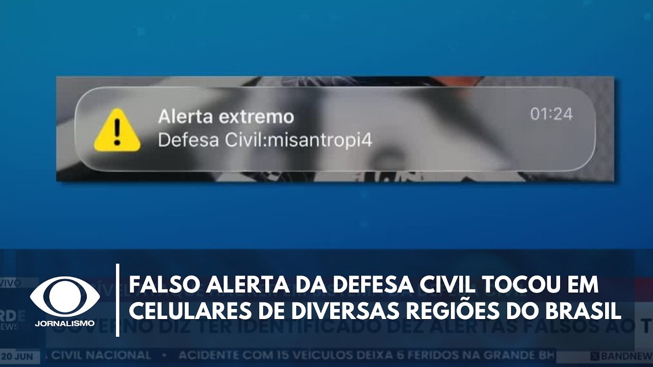 Governo identificou 10 alertas falsos enviados por hacker