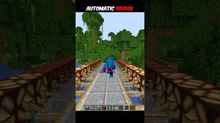 Automatic Bridge Tutorial #minecraft