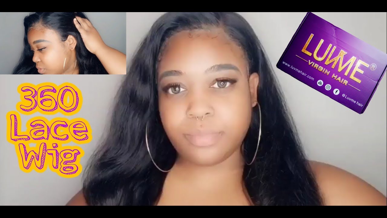 360 Lace Wig Luvme Hair Review YouTube