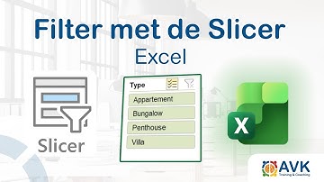 Hoe filter je met de Slicer in Excel?