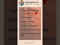 Heart Challenge :love test❤️#shots #video