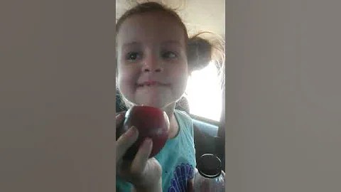 My first plum
