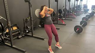 Landmine Hack Squat (Toes Elevated) | Quad Isolation Drill