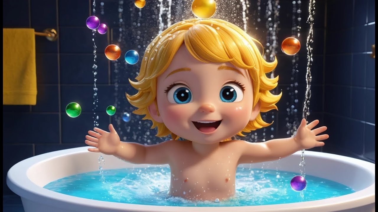 Splish, Splash, A Rainbow Bath | Fun Bath Song for Kids | Splash and Sing Nursery Rhyme