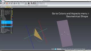 Tips and Tricks #41 - Display the axis of a geometrical shape