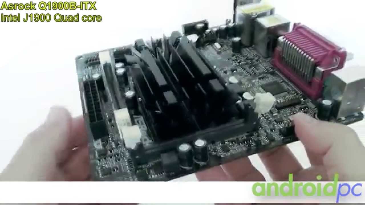 Unboxing de la placa base ASRock Q1900B-ITX - YouTube